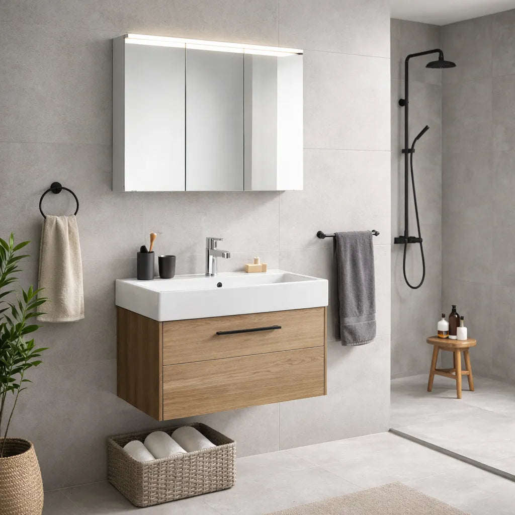 Waschbecken vor der Badrenovierung richtig planen – 60-cm-Lösung von HOROW