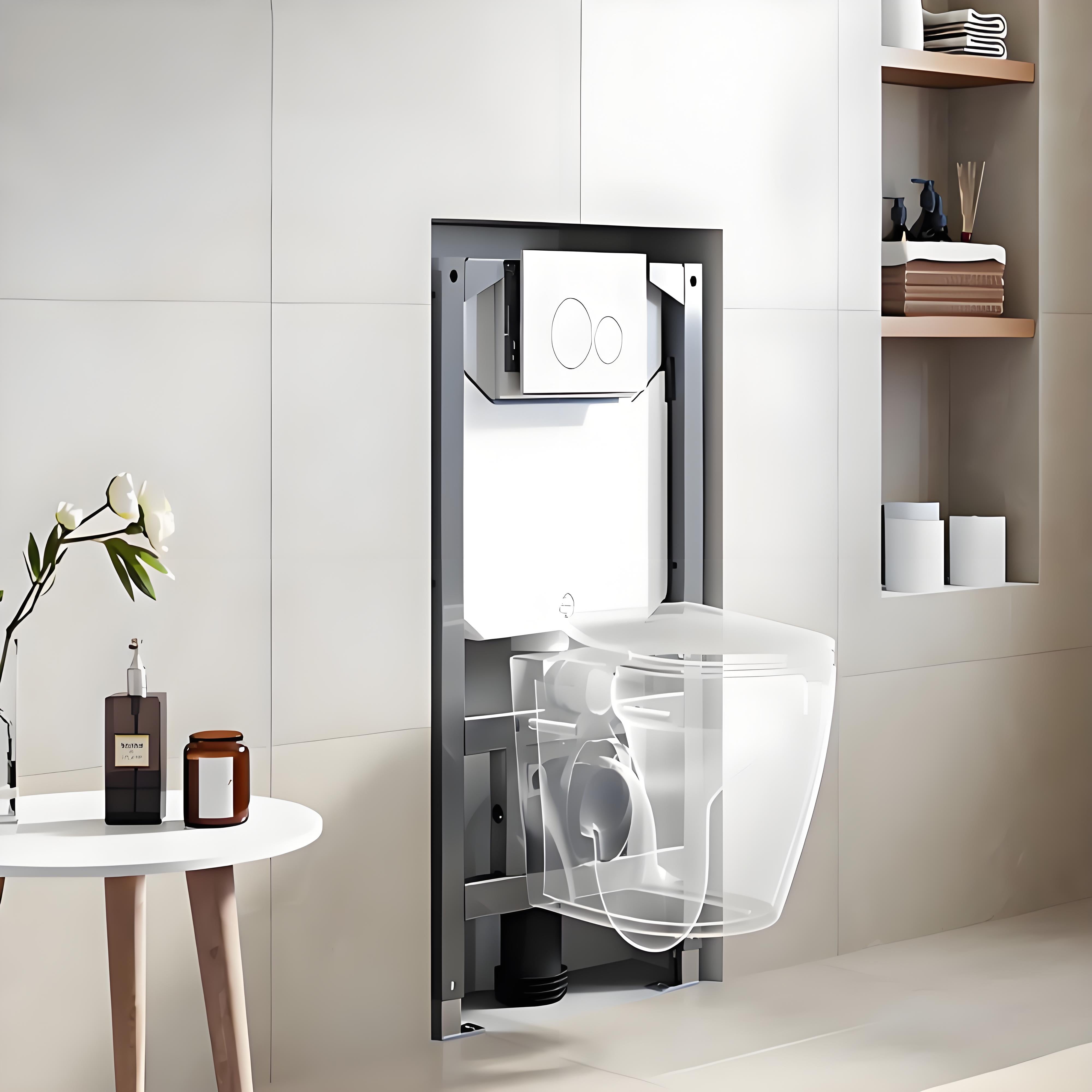 Warum Sie ein Vorwandelement WC (hängender Spülkasten) in Ihrem Badezimmer wählen sollten